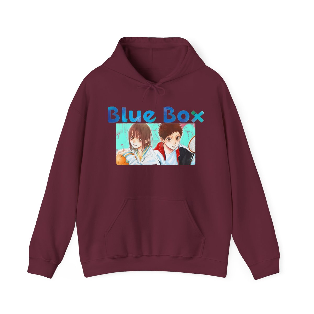 Anime Blue Box Classic Hoodie | Blue Box Merch - alternate angle 3, merchandise