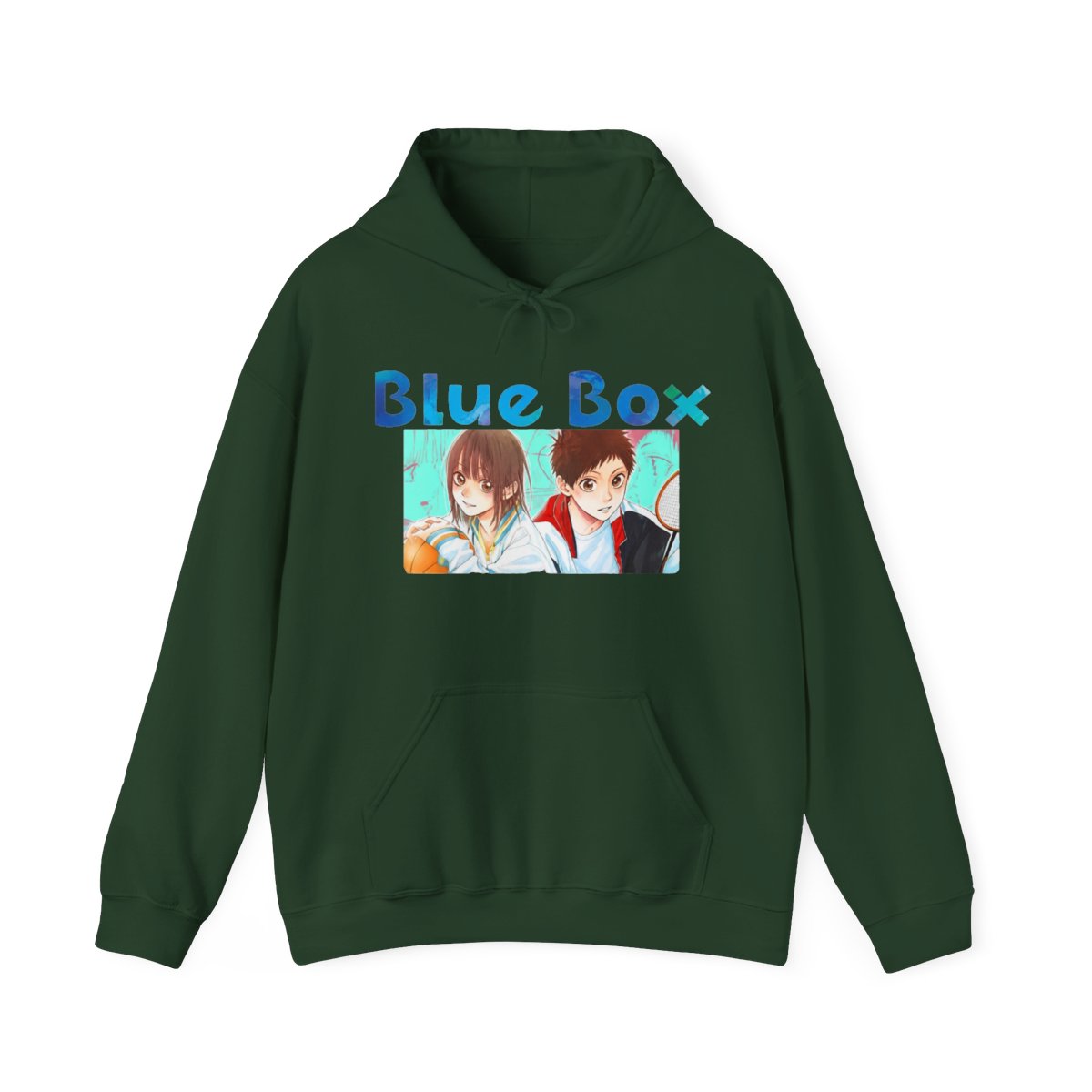 Anime Blue Box Classic Hoodie | Blue Box Merch - alternate angle 5, merchandise
