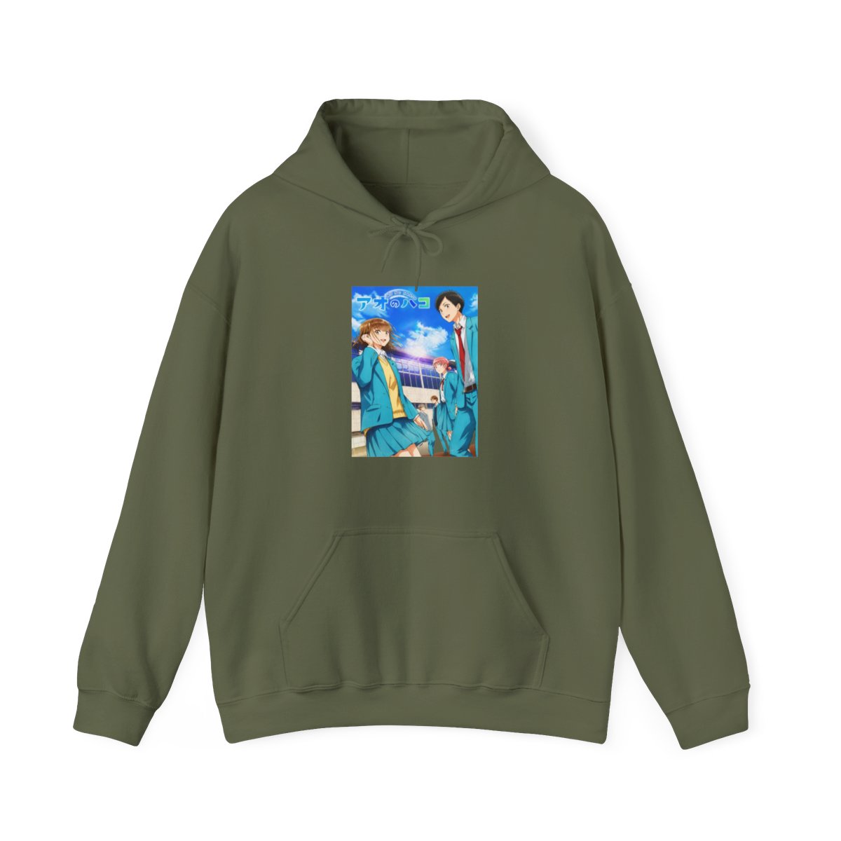 Blue Box Anime Hoodie | Blue Box Merch - alternate angle 4, merchandise