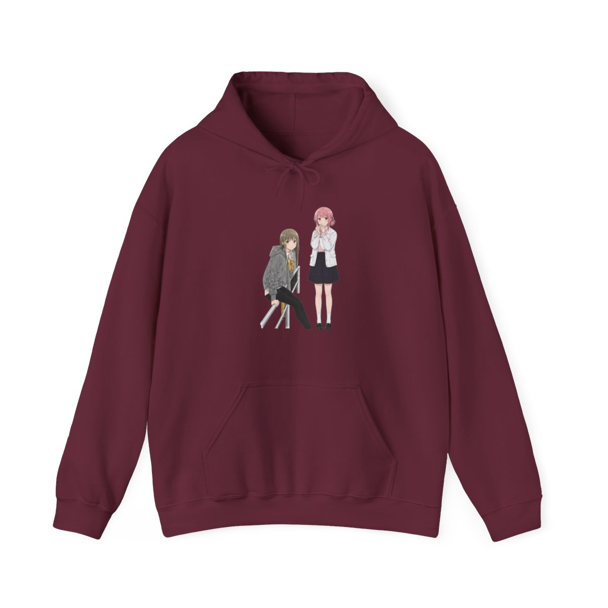 Blue Box Taiki Inomata and Hina Chono Hoodie - alternate angle 3, merchandise